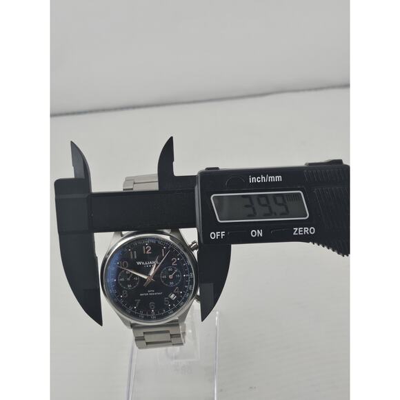 William L Mens Quartz Watch Multifunction Royal Blue Dial Mint Condition New! - Picture 14 of 14